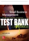 Test Bank For Small Business Management: An Entrepreneur's Guidebook, 8th Edition All Chapters - 9781259538988