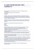 IL CADC EXAM SOLVED 100&percnt; CORRECT&excl;&excl;
