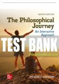 Test Bank For The Philosophical Journey: An Interactive Approach, 8th Edition All Chapters - 9781260836967