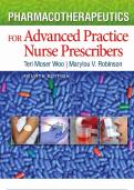 PHARMACOTHERAPEUTICS FOR ADVANCED PRACTICE NURSE PRESCRIBERS BY TERI MOSER WOO|MARYLOU V. ROBINSON 4TH EDITION