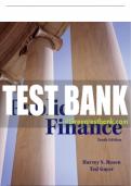 Test Bank For Public Finance, 10th Edition All Chapters - 9780078021688
