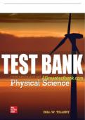 Test Bank For Physical Science, 13th Edition All Chapters - 9781264129362