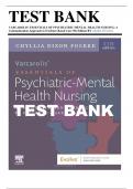 Test Bank for Varcarolis’ Essentials of Psychiatric Mental Health Nursing 5th Edition Fosbre
