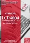 LCP4804 Assignment 2 Semester 2 2023. Answers Detailed with Footnotes and Bibliography! Well researched and guidelines adhered to.