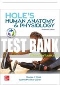 Test Bank For Hole's Human Anatomy & Physiology, 16th Edition All Chapters - 9781260265224