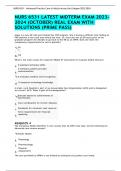 NURS 6531 LATEST MIDTERM EXAM 2023-2024 &lpar;OCTOBER&rpar; REAL EXAM WITH SOLUTIONS &lpar;PRIME PASS&rpar;