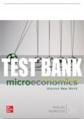Test Bank For Microeconomics, 3rd Edition All Chapters - 9781260521078