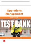 Test Bank For Operations Management&comma; 3rd Edition All Chapters - 9781264098361