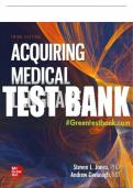 Test Bank For Acquiring Medical Language, 3rd Edition All Chapters - 9781260018578