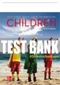Test Bank For Children, 15th Edition All Chapters - 9781260726794