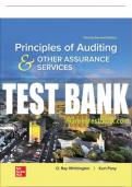 Test Bank For Principles of Auditing & Other Assurance Services, 22nd Edition All Chapters - 9781260247954
