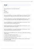 Avid question with correct answers rated A&plus; 2023
