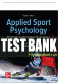 Test Bank For Applied Sport Psychology: Personal Growth to Peak Performance, 8th Edition All Chapters - 9781259922398