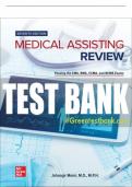 Test Bank For Medical Assisting Review: Passing The CMA, RMA, and CCMA Exams, 7th Edition All Chapters - 9781260021790