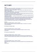 NCTI WIFI Question and answers already passed 2023