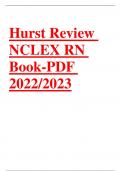 Hurst Review NCLEX RN Book-PDF 2022&sol;2023