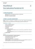 Samenvatting 'Sociaal Zekerheidsrecht' - Sociaal Recht 2 (92SWA1024)
