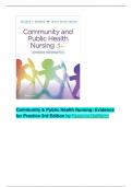 Test Bank for Community and Public Health Nursing 3rd Edition Rosanna DeMarco Chapter 1-25 Complete Guide A+