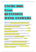 FACHE BOG  Exam  QUESTIONS  WITH ANSWERS