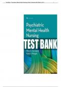 NSG 388 Test Bank - Psychiatric Mental Health Nursing by Mary Townsend 9th Edition |Complete Chapters 1-38 |100% VERIFIED ANSWERS |Comprehensive Companion