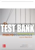 Test Bank For Macroeconomics, 3rd Edition All Chapters - 9781260521160