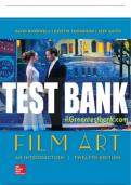 Test Bank For Film Art&colon; An Introduction&comma; 12th Edition All Chapters - 9781260056082