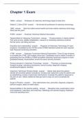 Chapter 1 Exam Questions and Answers 2023