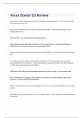 Texas Boater Ed Review  exam 2023 with 100&percnt; correct answers
