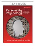 TEST BANK PERSONALITY PSYCHOLOGY 1ST CANADIAN EDITION BY LARSEN | CHAPTER 1-19