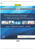 Test Bank for Pharmacology and the Nursing Process 10th Edition by Linda Lane Lilley, Shelly Rainforth Collins & Julie S. Snyder - Complete, Elaborated and Latest Test Bank. ALL Chapters (1-58) Included and Updated - 5* Rated