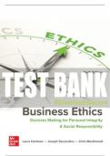 Test Bank For Business Ethics: Decision Making for Personal Integrity & Social Responsibility, 6th Edition All Chapters - 9781265322724