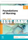 Test Bank For Foundations of Nursing, 9th - 2023 All Chapters - 9780323812030