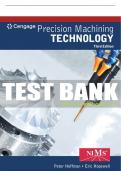 Test Bank For Precision Machining Technology - 3rd - 2020 All Chapters - 9781337795302