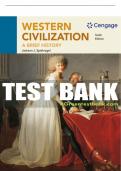 Test Bank For Western Civilization: A Brief History - 10th - 2020 All Chapters - 9781337696463