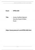 HPE6-A84 Exam Dumps and Free Practice Test