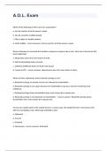 A&period;O&period;L&period; Exam 2023 with 100&percnt; correct answers