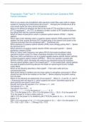Progression&colon; Field Tech II - III Conventional Exam Questions With Correct Answers&period;
