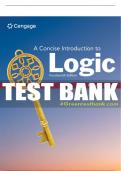 Test Bank For A Concise Introduction to Logic - 14th - 2024 All Chapters - 9780357798683