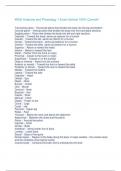 WGU Anatomy and Physiology 1 Exam Solved 100&percnt; Correct&excl;&excl;