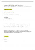 Maternal-Child Ch 2 NCLEX Questions Download To Score An A&plus;