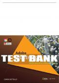 Test Bank For Adobe&reg; Illustrator Creative Cloud Revealed&comma; 2nd Edition - 2nd - 2023 All Chapters - 9780357541777