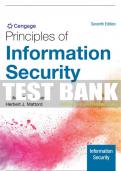 Test Bank For Principles of Information Security - 7th - 2022 All Chapters - 9780357506431