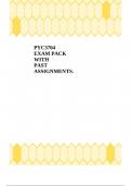 PYC3704 EXAM PACK WITH PAST ASSIGNMENTS.