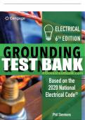 Test Bank For Electrical Grounding and Bonding - 6th - 2021 All Chapters - 9780357371220
