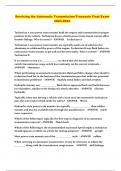Servicing the Automatic Transmission&sol;Transaxle Final Exam 2023-2024