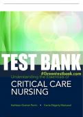 Test Bank For Understanding the Essentials of Critical Care Nursing 3rd Edition All Chapters - 9780134146348