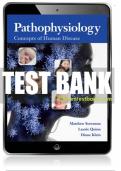 Test Bank For Pathophysiology&colon; Concepts of Human Disease 1st Edition All Chapters - 9780133414783