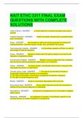 NAIT ETHC 3311 FINAL EXAM QUESTIONS WITH COMPLETE SOLUTIONS 