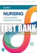 Test Bank For Nursing: A Concept-Based Approach to Learning, Volume 1 4th Edition All Chapters - 9780137664627