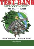 TEST BANK for Intermediate Microeconomics and Its Application 12th Edition by ISBN 9781305176386, ISBN-13 978-1133189039. (All Chapters 1-17)